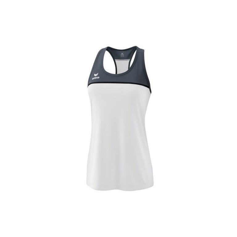 Erima Sport Tank Top Change (100% recycled Polyester) white/dark grey Women