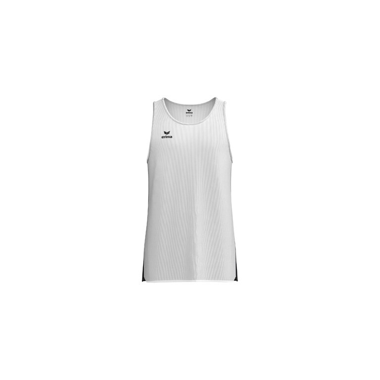 Erima Sport Tank Top T&F Wings Singlet (lightweight, quick-drying) white/black men's
