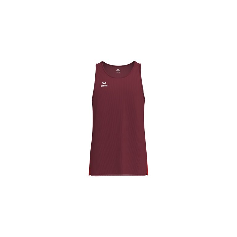 Erima Sport Tank Top T&F Wings Singlet (lightweight, quick-drying) burgundy men's