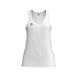 Erima Sport Tank Top T&F Wings Singlet (lightweight, quick-drying) white/black ladies