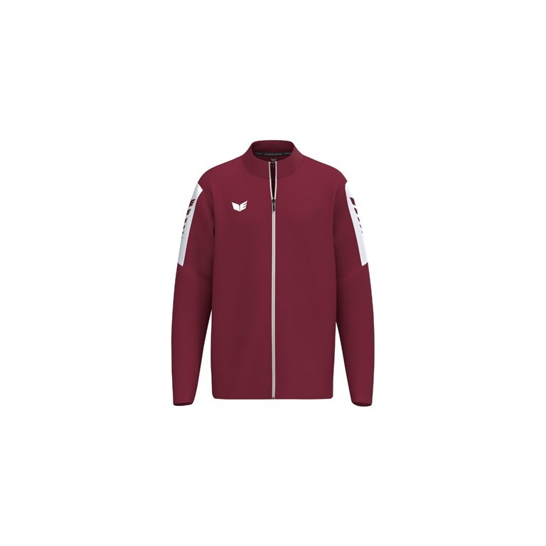 Erima Sport Training Jacket Intro (durable, with zip pockets) burgundy men's