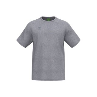 Erima Sport T-shirt CMPT (100% cotton, high wearing comfort) melange grey men's