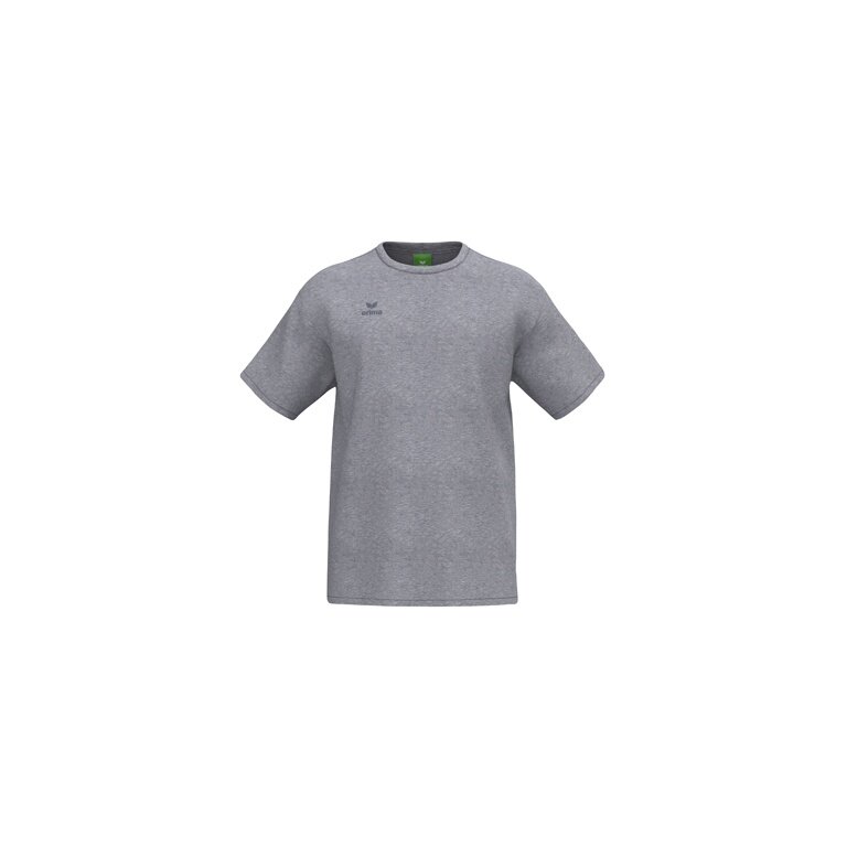 Erima Sport T-shirt CMPT (100% cotton, high wearing comfort) melange grey men's
