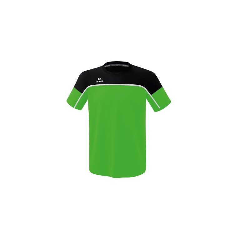 Erima Sport T-shirt Change (100% recycled Polyester, light, quick-drying) green/black Men