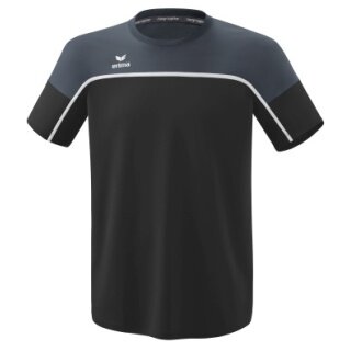 Erima Sport T-shirt Change (100% recycled Polyester, lightweight, quick-drying) black/grey Men