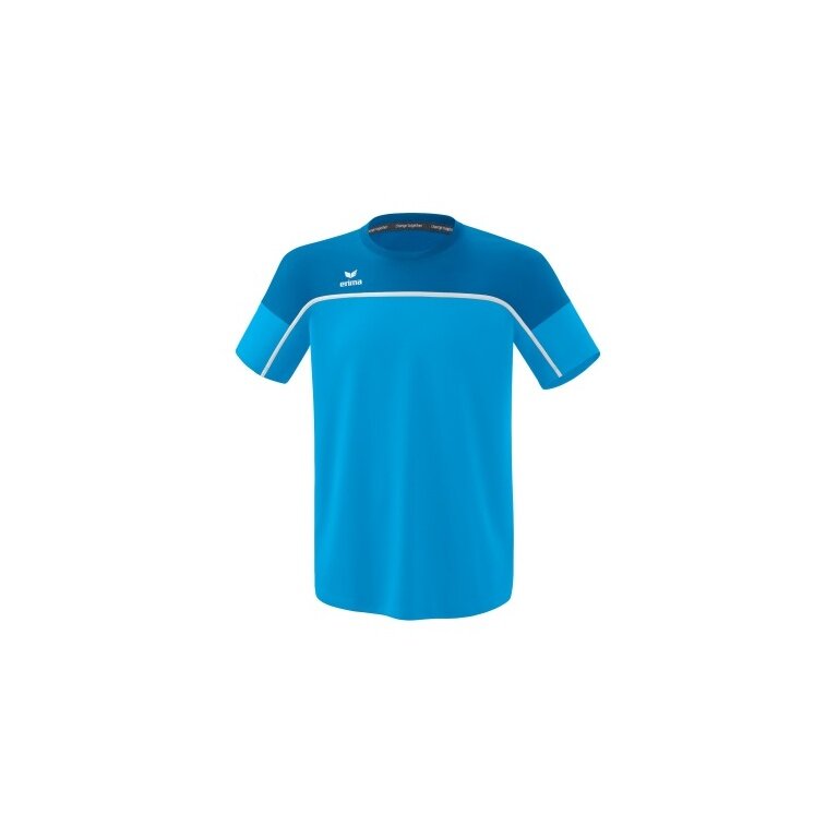 Erima Sport T-shirt Change (100% recycled Polyester, light, quick-drying) curacao blue Men