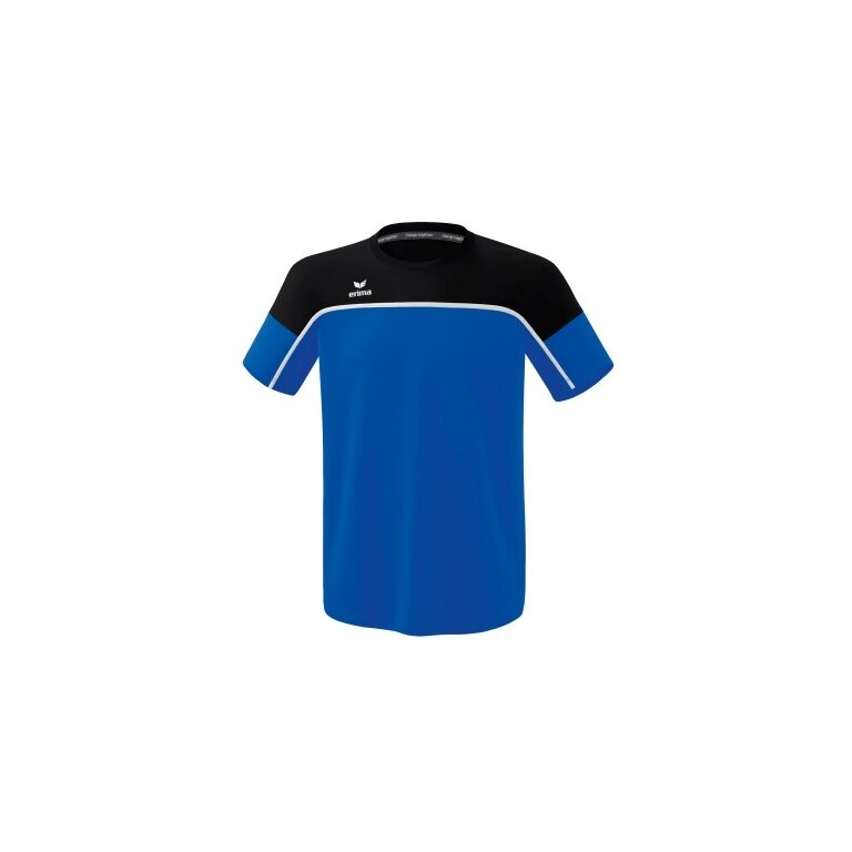 Erima Sport T-shirt Change (100% recycled Polyester, light, quick-drying) royal blue/black Boys
