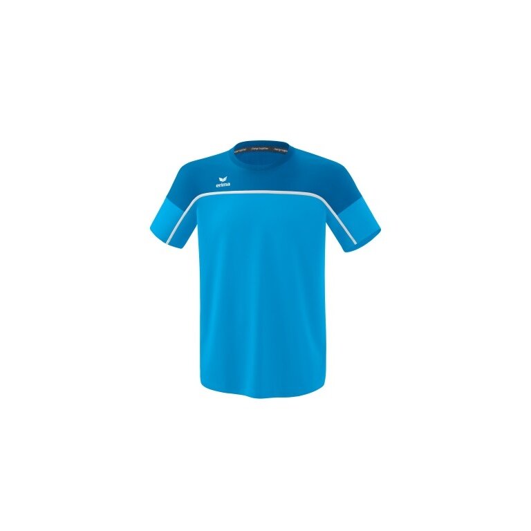 Erima Sport T-shirt Change (100% recycled Polyester, light, quick-drying) Curacao Blue Boys