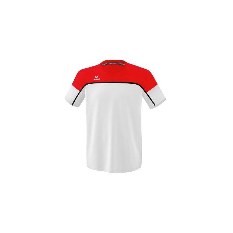 Erima Sport T-shirt Change (100% recycled Polyester, lightweight, quick-drying) white/red Boys