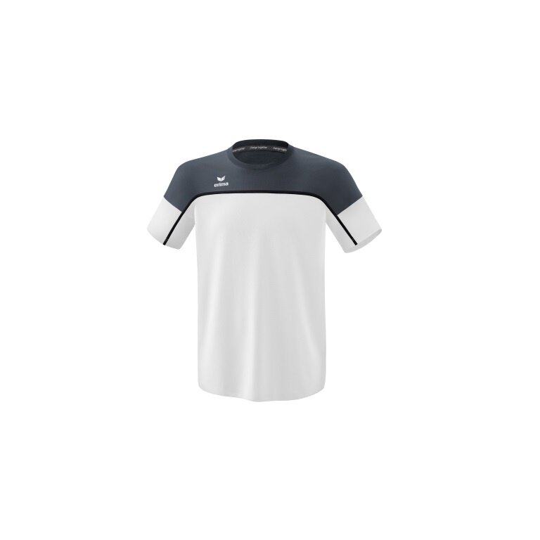Erima Sport T-shirt Change (100% recycled Polyester, light, quick-drying) white/grey Boys