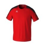 Erima Sport T-shirt Evo Star (100% recycled Polyester, lightweight) red/black children