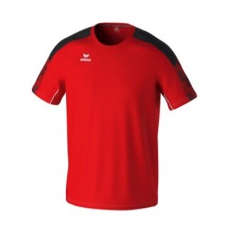 Erima Sport T-shirt Evo Star (100% recycled polyester, lightweight) red/black Men