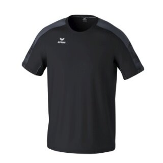 Erima Sport T-shirt Evo Star (100% recycled Polyester, lightweight) black/grey children