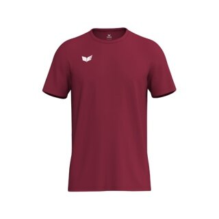 Erima Sport T-shirt Intro Function (100% recycled polyester, lightweight, quick-drying) burgundy men