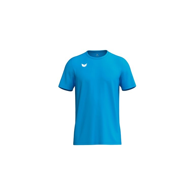 Erima Sport T-shirt Intro Function (100% recycled polyester, lightweight, quick-drying) curacao blue men's