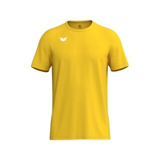 Erima Sport T-shirt Intro Function (100% recycled polyester, lightweight, quick-drying) yellow men's