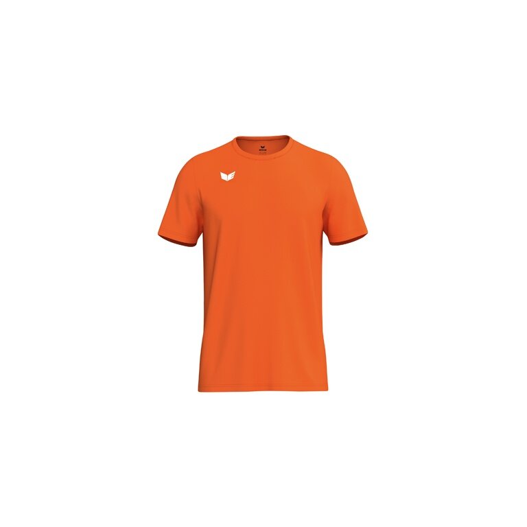 Erima Sport T-shirt Intro Function (100% recycled polyester, lightweight, quick-drying) orange men's