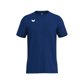 Erima Sport T-shirt Intro Function (100% recycled polyester, lightweight, quick-drying) navy blue men's