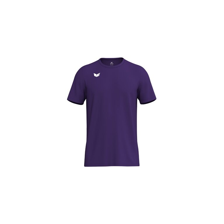 Erima Sport T-shirt Intro Function (100% recycled polyester, lightweight, quick-drying) purple men's