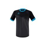 Erima Sport T-shirt Mantua Jersey (100% Polyester, durable) black/curacao blue Men