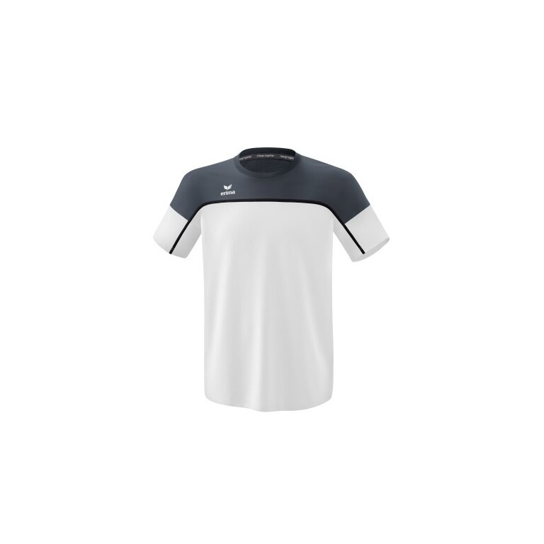 Erima Sport T-shirt Change (100% recycled Polyester, light, quick-drying) white/grey Men