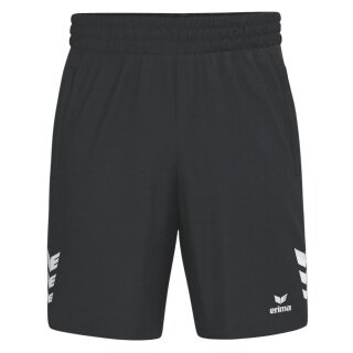 Erima Celebrate 125 Short Sports Trousers (100% Polyester, elastic waistband with drawstring) short black men's