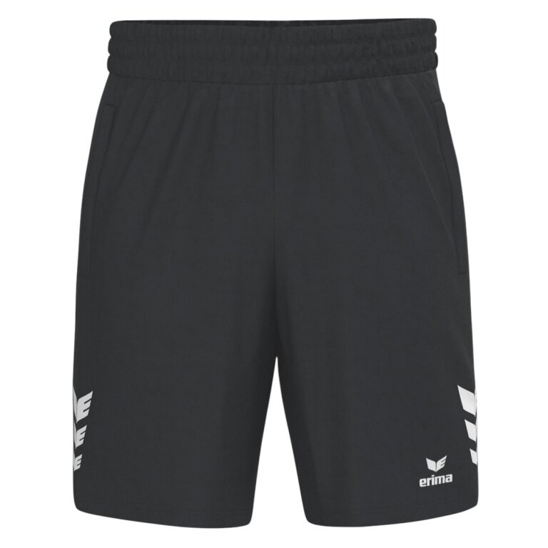 Erima Celebrate 125 Short Sports Trousers (100% Polyester, elastic waistband with drawstring) short black men's