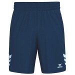 Erima Celebrate 125 Short Sports Trousers (100% Polyester, elasticated waistband with drawstring) short navy blue men's