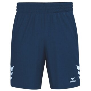 Erima Celebrate 125 Short Sports Trousers (100% Polyester, elasticated waistband with drawstring) short navy blue men's