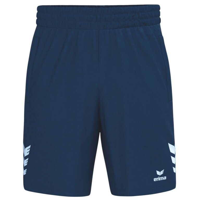 Erima Celebrate 125 Short Sports Trousers (100% Polyester, elasticated waistband with drawstring) short navy blue men's