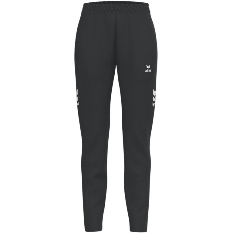 Erima Celebrate 125 Training Pants (elastic waistband) long black ladies' sports trousers