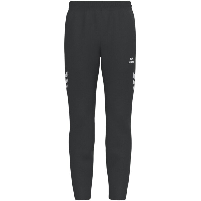 Erima Celebrate 125 Training Pants (elastic waistband with drawstring) long black men's sports trousers