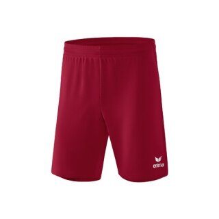 Erima Rio 2.0 Short Sports Trousers (100% Polyester, lightweight, elastic material) short burgundy men