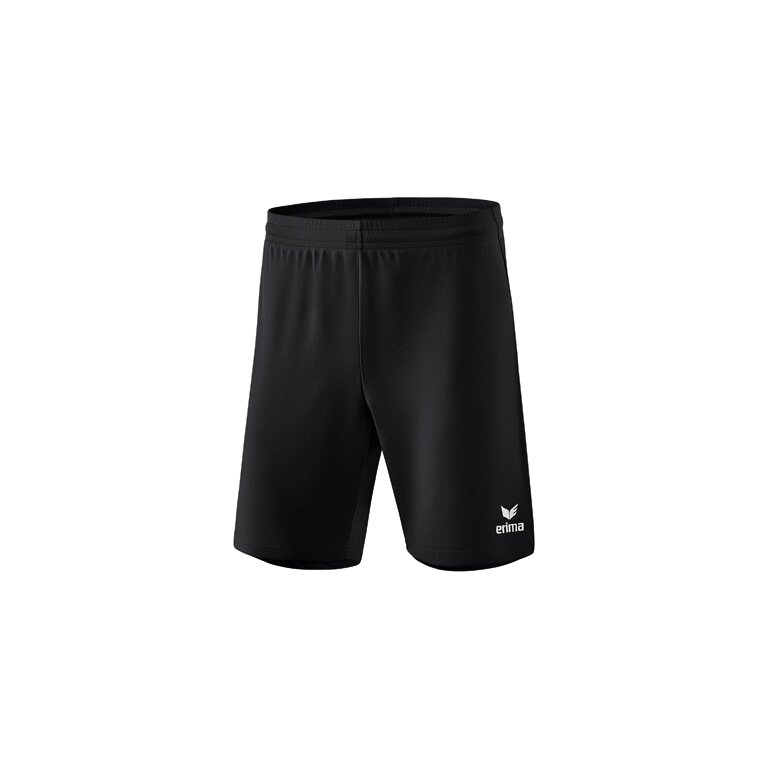 Erima Rio 2.0 Short Sports Trousers (100% Polyester, lightweight, elastic material) short black men's