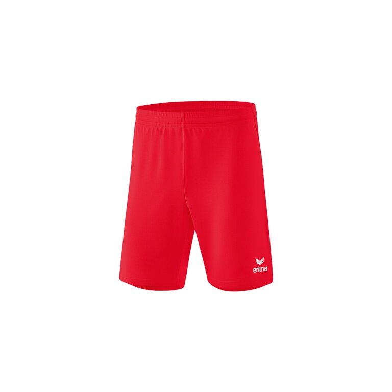 Erima Rio 2.0 Short Sports Trousers (100% Polyester, lightweight, elastic material) short red men's