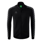 Erima Team Essential Tracktop Sports Jacket - comfortable, ribbed cuffs, side pockets black/gray Boys