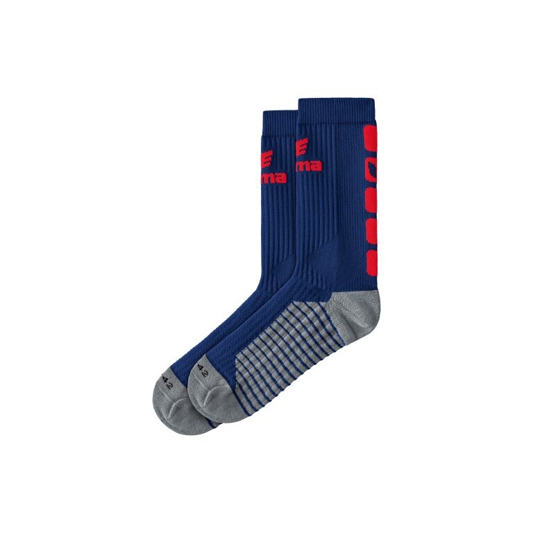 Erima Sportsocke Crew 5-Cubes navy blue/red - 1 Pair