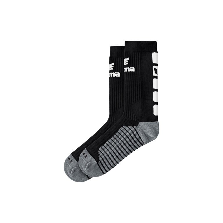 Erima Sportsocke Crew 5-Cubes black/white - 1 pair