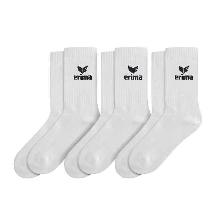 Erima Sportsock Crew (Cotton) white - 3 pairs