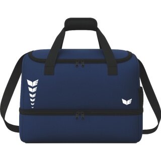 Erima sports bag Intro with bottom compartment (Size L - 81 litres) navy blue 60x33x41cm