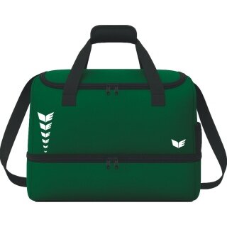 Erima sports bag Intro with bottom compartment (Size L - 81 litres) emerald green 60x33x41cm