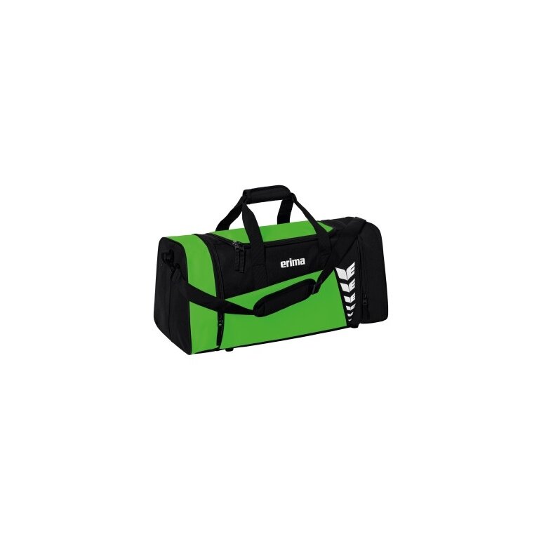 Erima sports bag Six Wings (Size M - 49.5 litres) light green/black 61x29x28cm