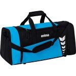 Erima Sports Bag Six Wings (Size M - 49.5 Litres) Curacao Blue/Black 61x29x28cm