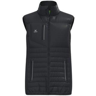 Erima Padded Gilet CMPT (Stand-up Collar, Lightweight) Black Men's