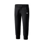 Erima Leisure Pants 3/4 Sweat Pant (comfortable, stretchy, cotton, with cuffs) black Women
