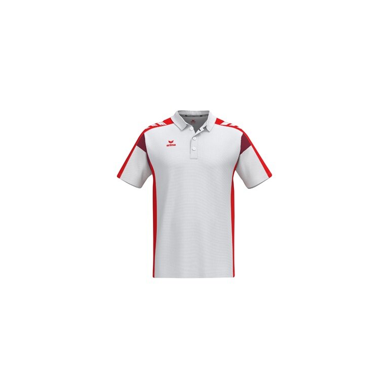 Erima Tennis Polo Celebrate 125 Function (100% recycled polyester, quick-drying) white/red men's