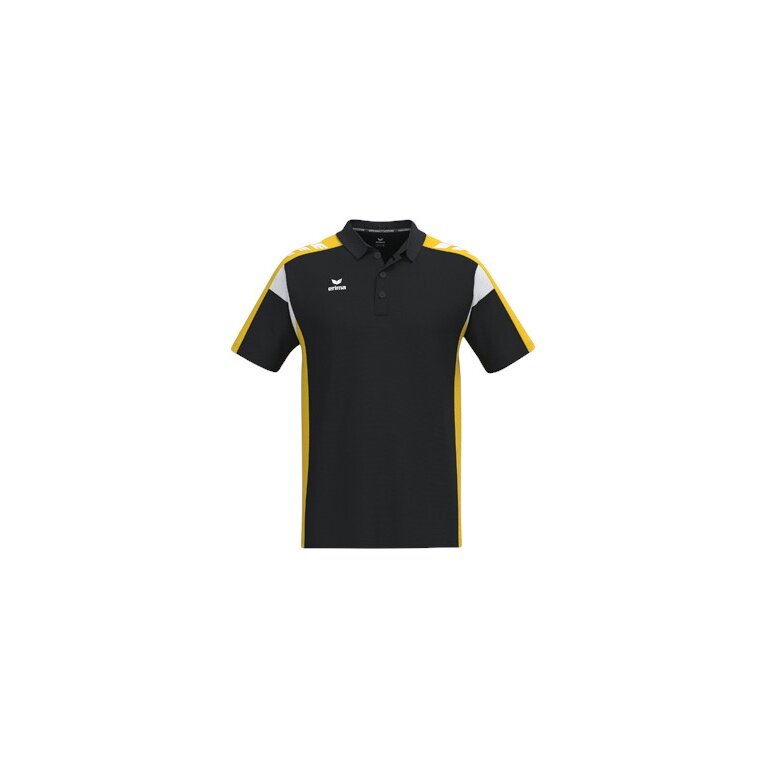 Erima Tennis Polo Celebrate 125 Function (100% recycled polyester, quick-drying) black/yellow men's
