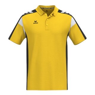 Erima Tennis Polo Celebrate 125 Function (100% recycled polyester, quick-drying) yellow/black men's