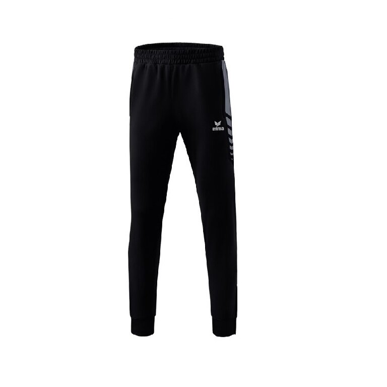 Erima Training Pants Six Wings Worker long (100% Polyester, sporty fit) black/grey Men