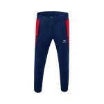 Erima Training Pants Six Wings Worker long (100% Polyester, sporty fit) navy blue/red Boys